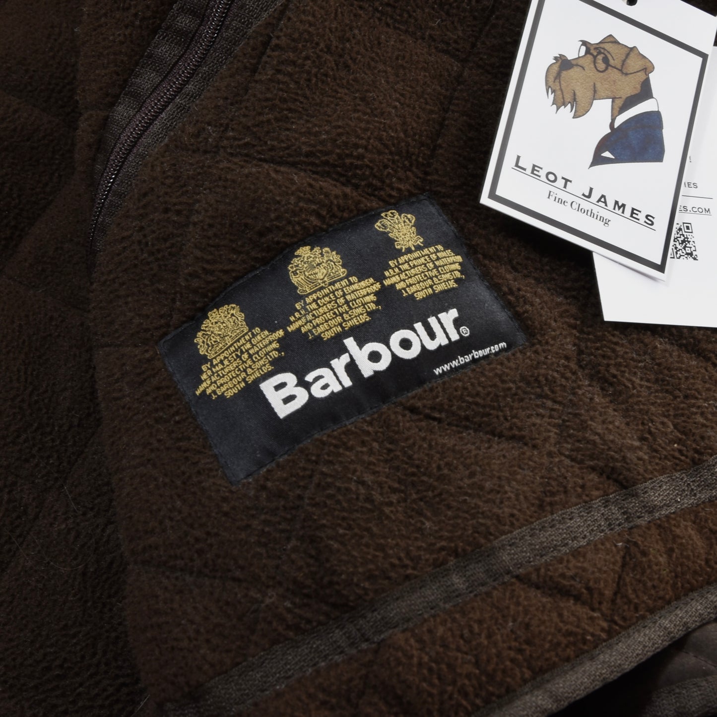 Barbour D2019 Microfibre Polarquilt Quilted Jacket Size L Chest ca. 55cm - Brown