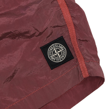 Stone Island Swim Trunks Size XL - Burgundy