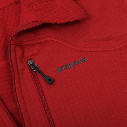 Patagonia Polartec Fleece 1/4 Zip Pullover Größe S Brust ca. 50cm - Rot