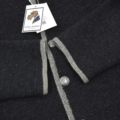 Classic Wool Cardigan/Trachtenweste ca. 60cm - Grey