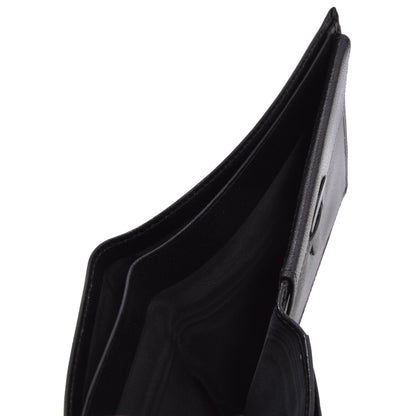 NOS Baumgartner am Graben Wien 1/10 9kt Gold Ledergeldbörse - Schwarz