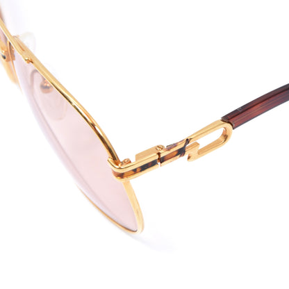 NOS Derapage Collections D3 C06 61mm Sunglasses - Gold