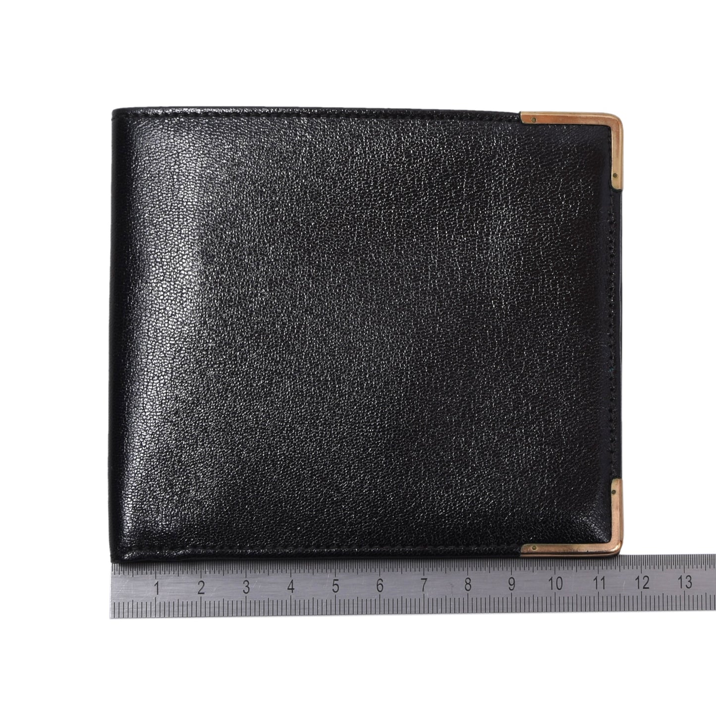 NOS Baumgartner am Graben Wien 1/10 9kt Gold Ledergeldbörse - Schwarz