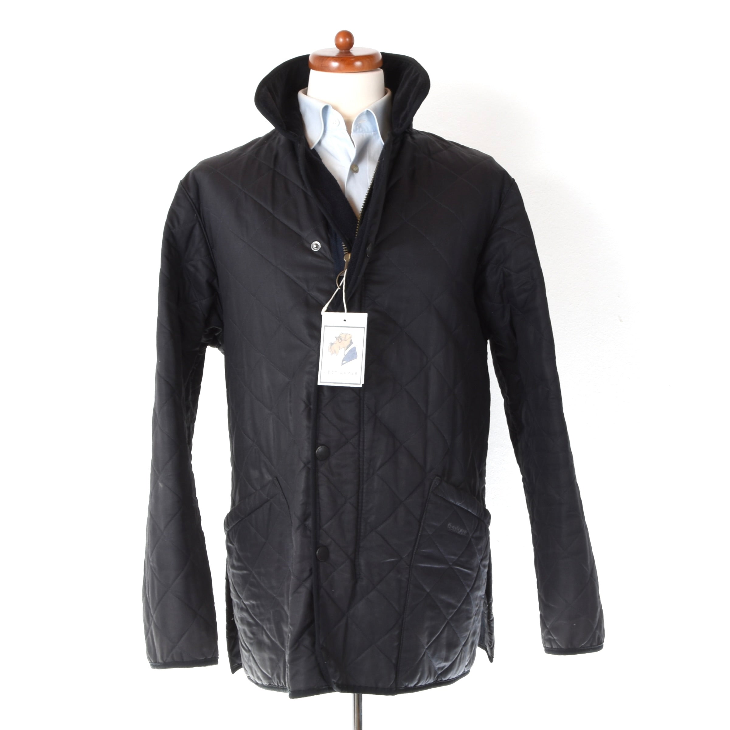 Barbour Duracotton Polarquilt Quilted Jacket Size L Chest ca. 59cm B Leot James