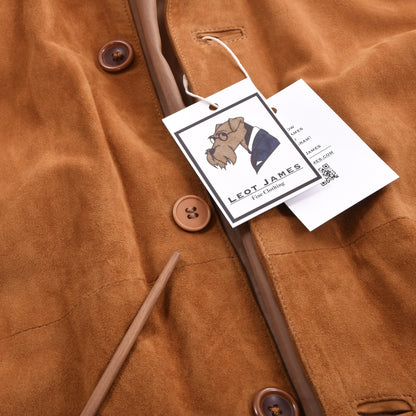 Masterpelle Buttersoft Suede Jacket Size XL ca. 65cm - Tobacco Brown