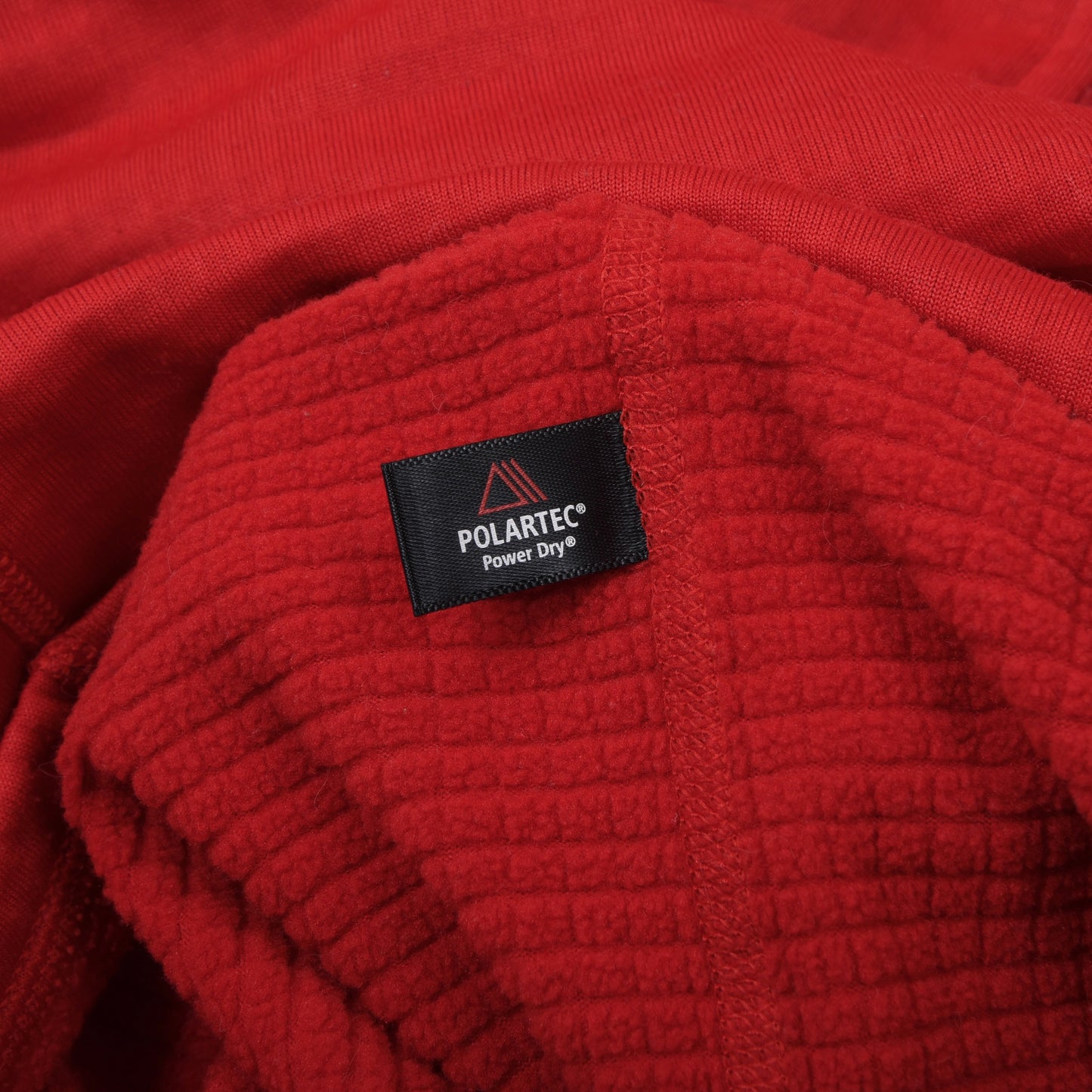 Patagonia Polartec Fleece 1/4 Zip Pullover Größe S Brust ca. 50cm - Rot
