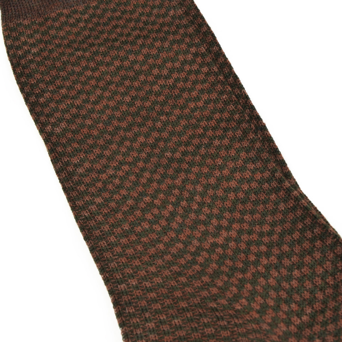 NOS Knize Wien Superfine Merino Wolle Socken Gr. 11 Made in England - Grün & Braun