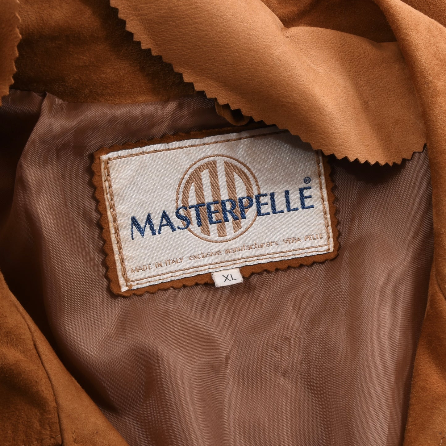 Masterpelle Buttersoft Suede Jacket Size XL ca. 65cm - Tobacco Brown