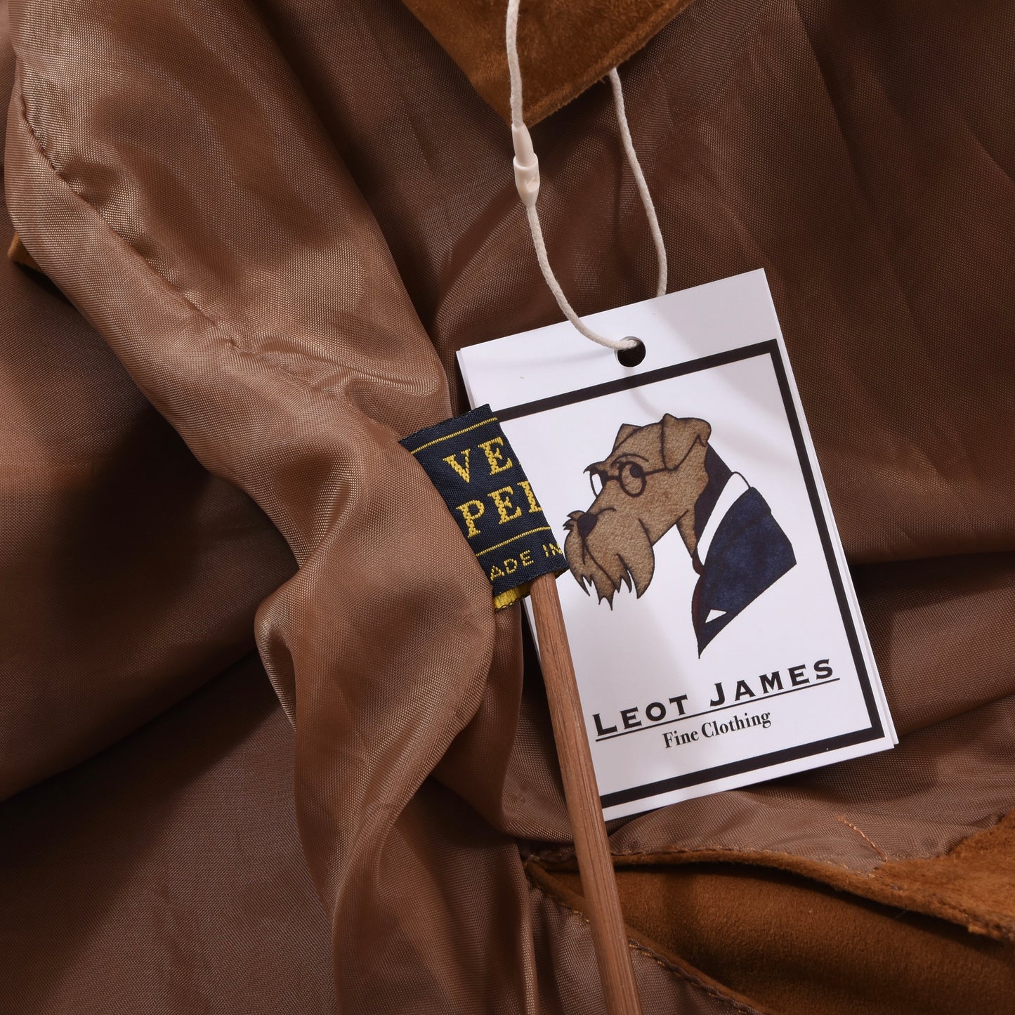 Masterpelle Buttersoft Suede Jacket Size XL ca. 65cm - Tobacco Brown