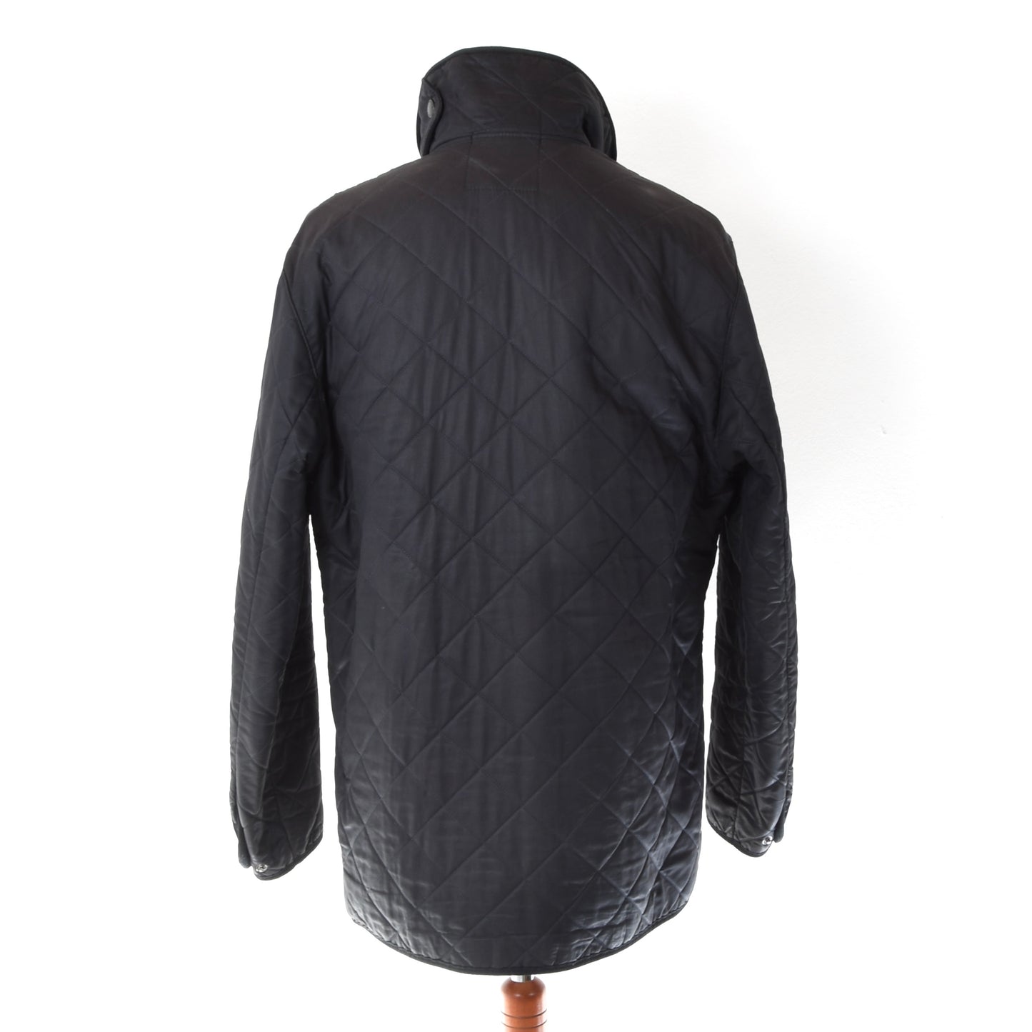 Barbour Duracotton Polarquilt Quilted Jacket Size L Chest ca. 59cm - Black