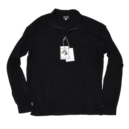 Versus Gianni Versace 1/4 Zip Pullover Size 50 - Black