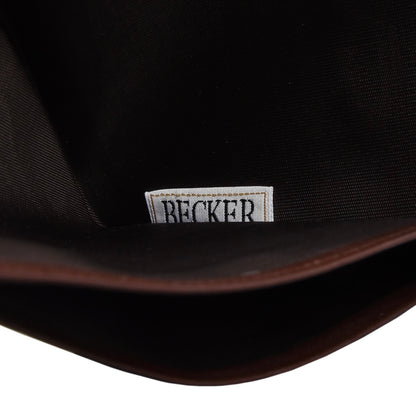 Becker Handmade Leder Reisepasshülle - Braun