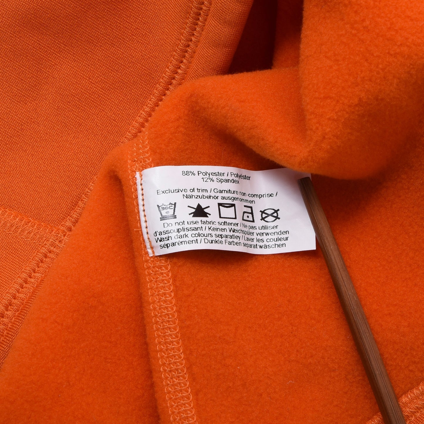 Arcteryx Polartec Fleece 1/4 Zip Pullover Size S Chest ca. 49cm - Orange