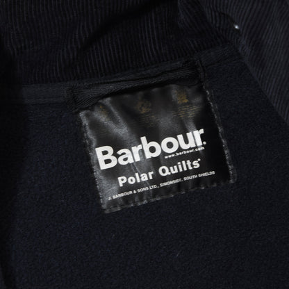 Barbour Duracotton Polarquilt Quilted Jacket Size L Chest ca. 59cm - Black