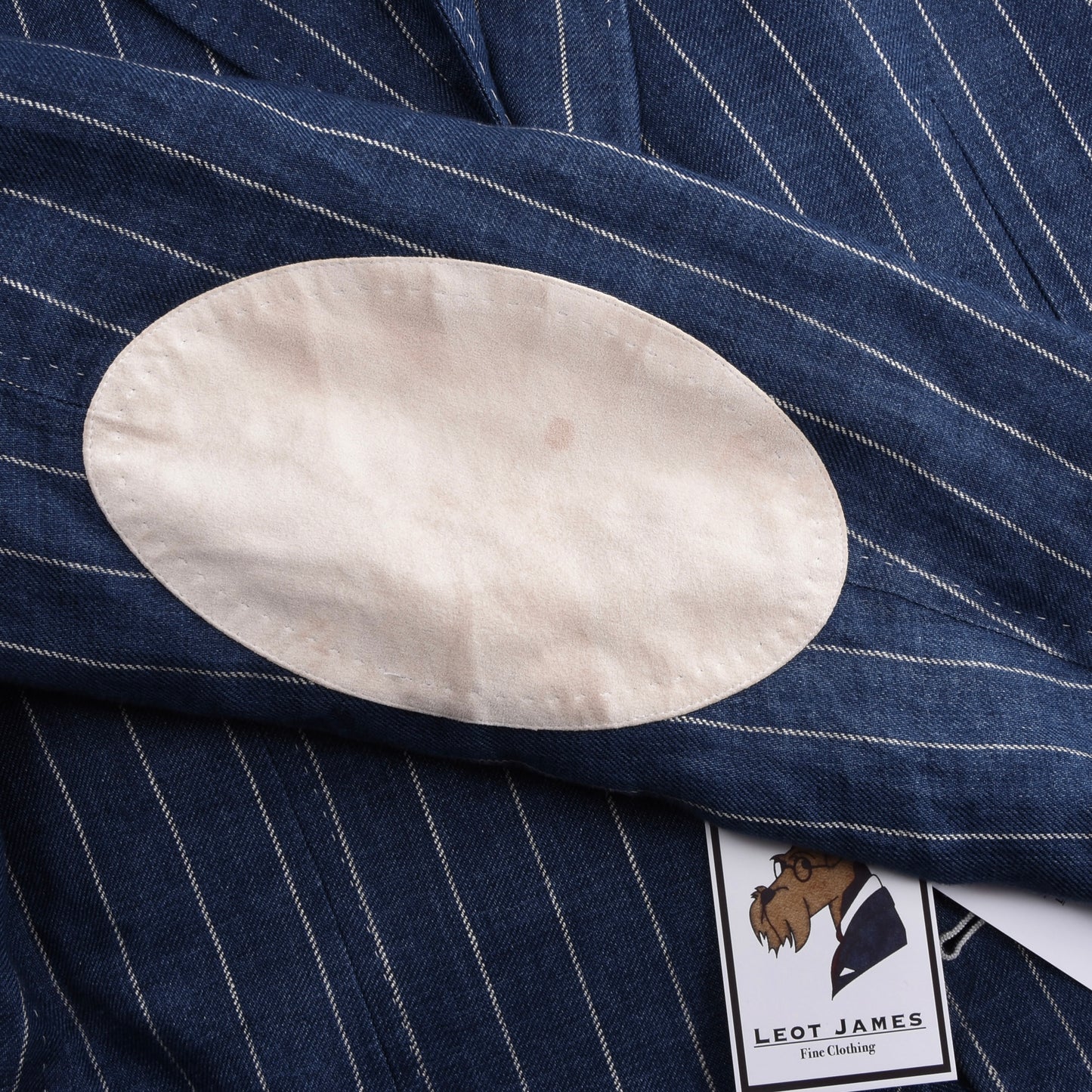 Pal Zileri Leinenjacke Größe 50 ca. 51cm - Blaue Streifen