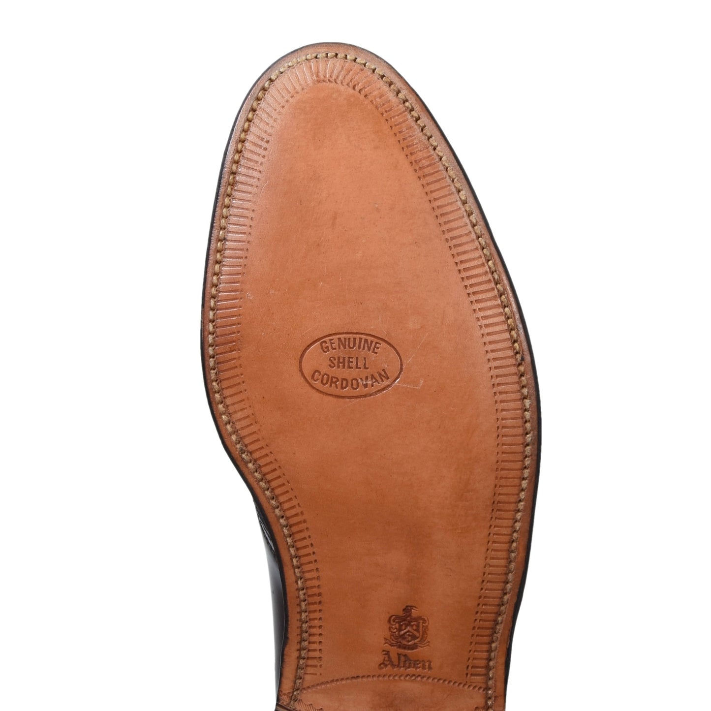 Alden Shell Cordovan Single Monk Schuhe Größe US 7 1/2 C/E