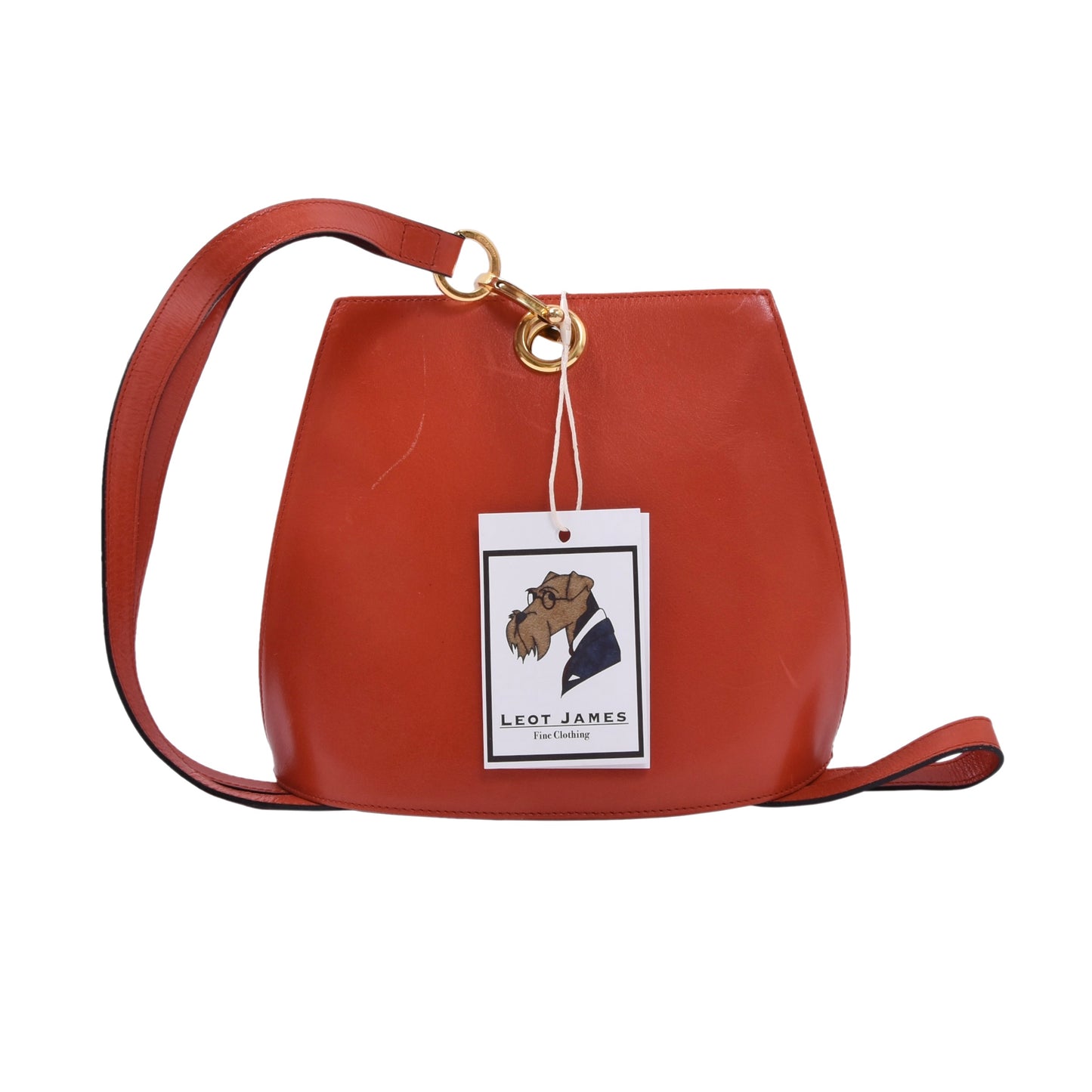 Salvatore Ferragamo Kleine Ledertasche ca. 20,5 cm - Orange