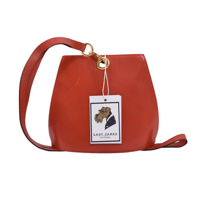 Salvatore Ferragamo Kleine Ledertasche ca. 20,5 cm - Orange