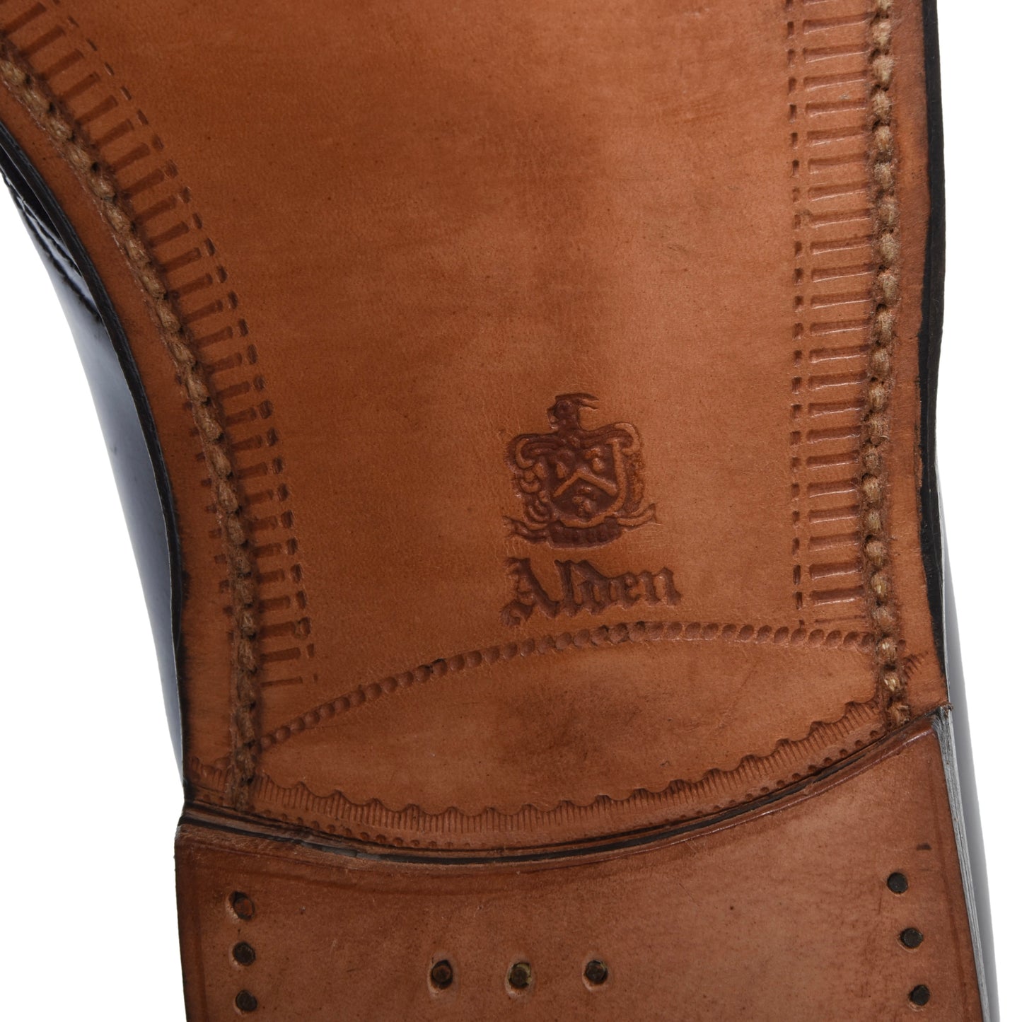 Alden Shell Cordovan Single Monk Schuhe Größe US 7 1/2 C/E