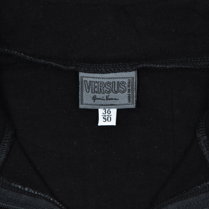 Versus Gianni Versace 1/4 Zip Pullover Size 50 - Black