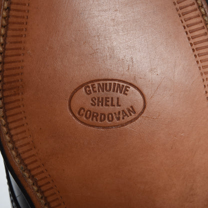 Alden Shell Cordovan Single Monk Schuhe Größe US 7 1/2 C/E