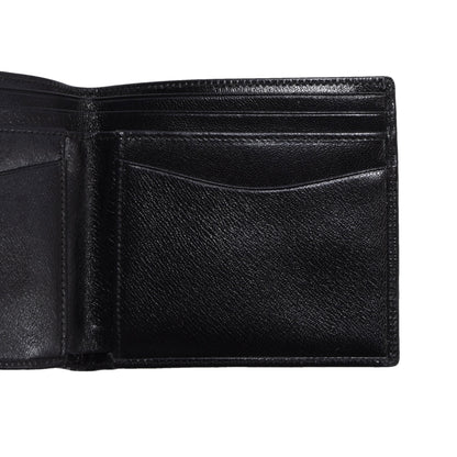 NOS Baumgartner am Graben Wien 1/10 9kt Gold Ledergeldbörse - Schwarz