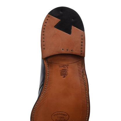 Alden Shell Cordovan Single Monk Schuhe Größe US 7 1/2 C/E