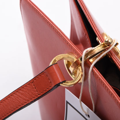 Salvatore Ferragamo Kleine Ledertasche ca. 20,5 cm - Orange