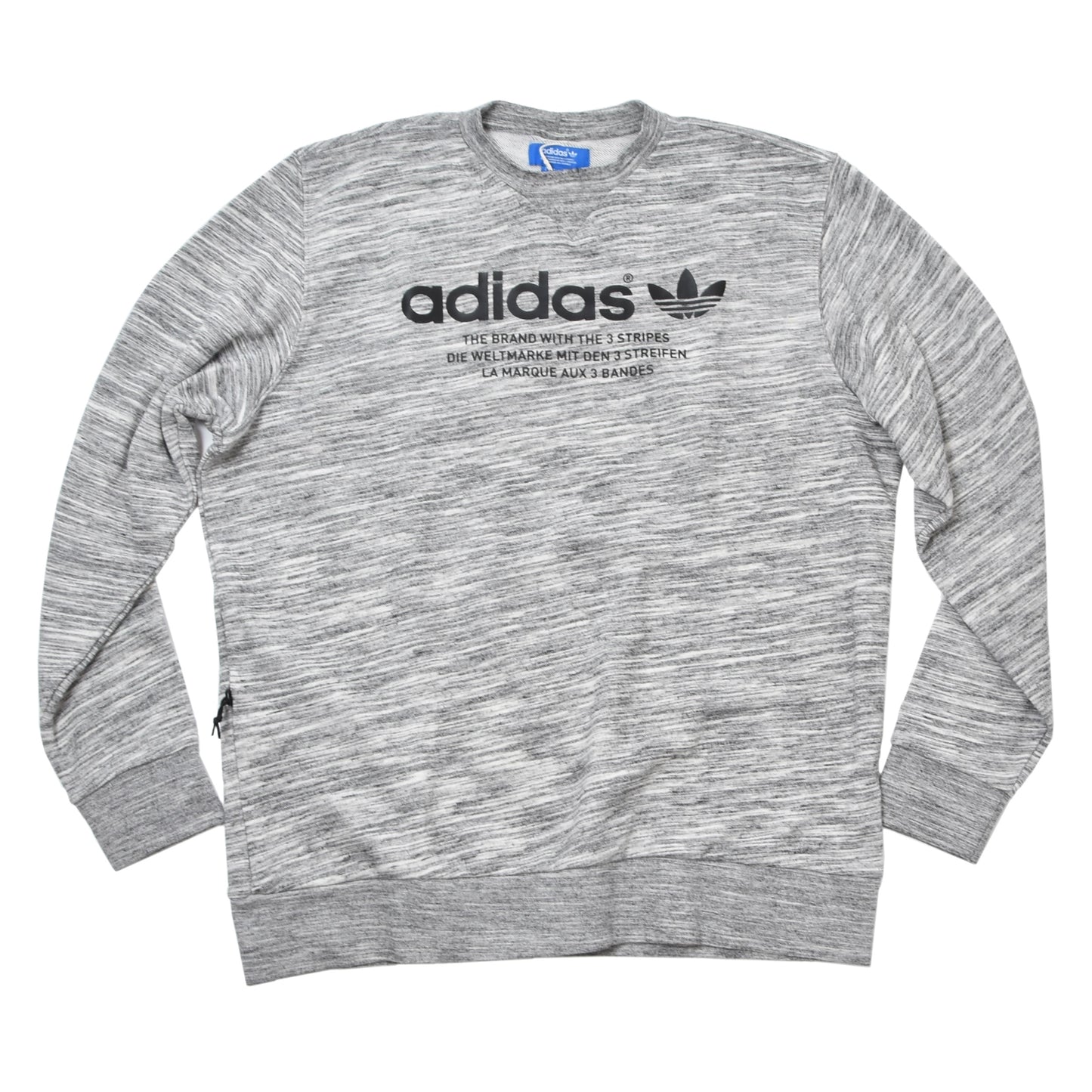 Adidas Sweatshirt Size L ca. 59cm - Grey