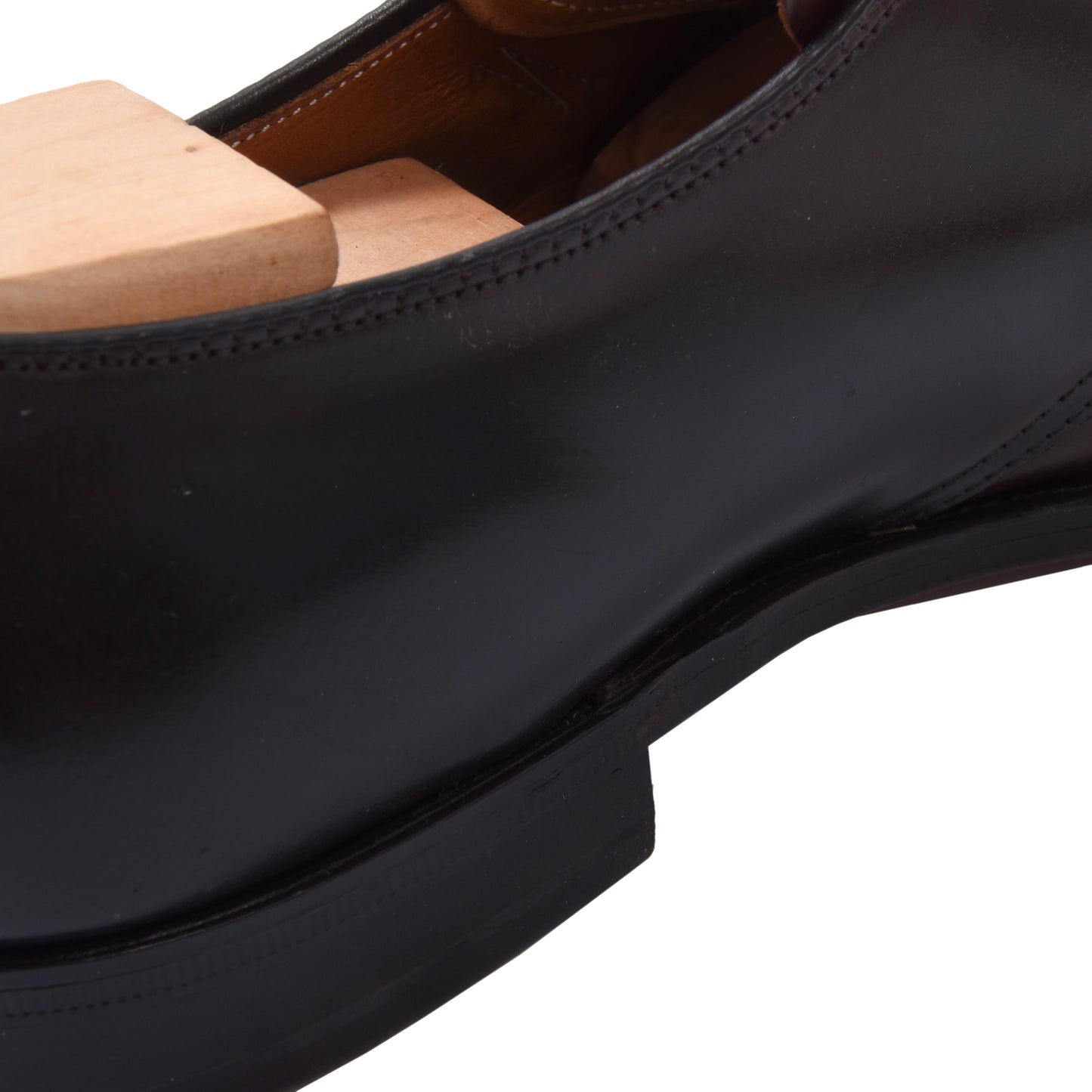 Alden Shell Cordovan Single Monk Schuhe Größe US 7 1/2 C/E