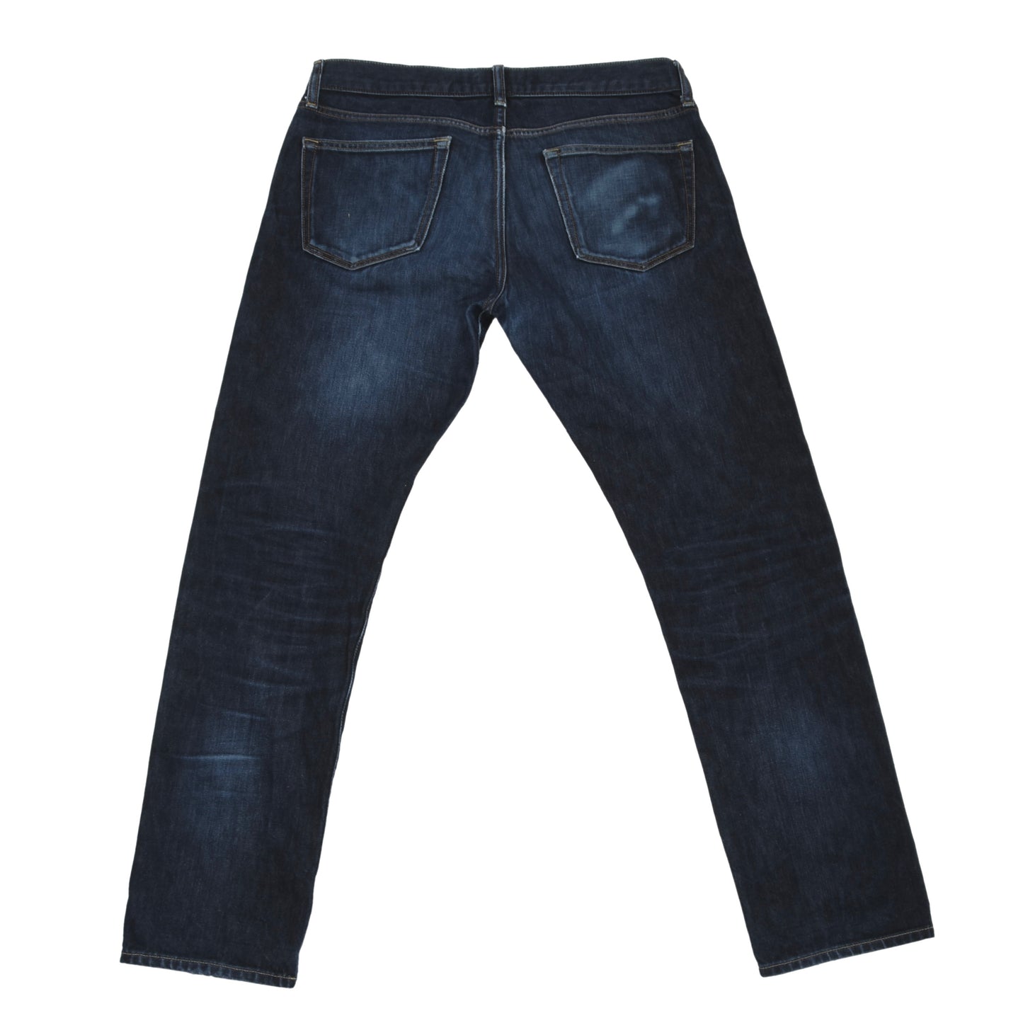 Uniqlo Selvedge Jeans Slim Straight Low Rise Größe W34 L32 - Blau