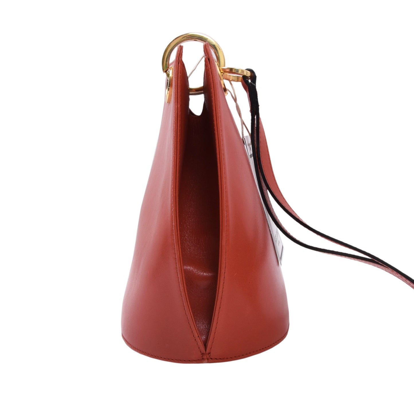 Salvatore Ferragamo Kleine Ledertasche ca. 20,5 cm - Orange
