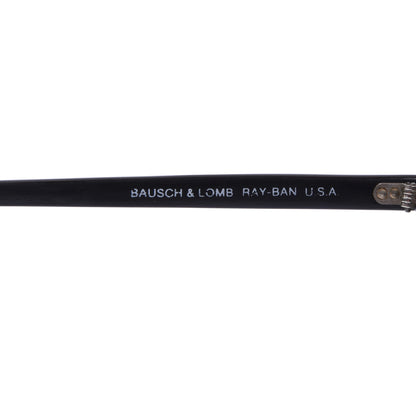 Vintage B&L Ray-Ban Clubmaster W0365 Sonnenbrille - Schwarz