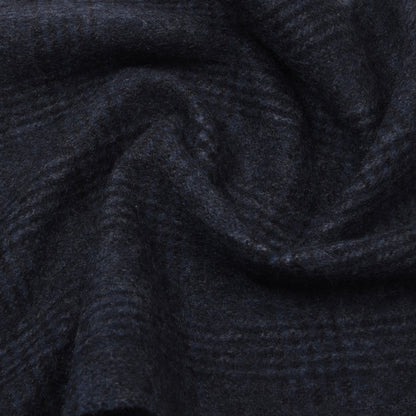 Massaro 100% Cashmere Scarf ca. 168cm - Blue/Grey Plaid