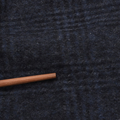 Massaro 100% Cashmere Scarf ca. 168cm - Blue/Grey Plaid