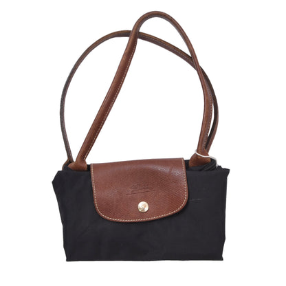 Longchamp Paris Le Pliage „Einkaufstasche“, ca. 37 cm, hergestellt in Frankreich – Schwarz