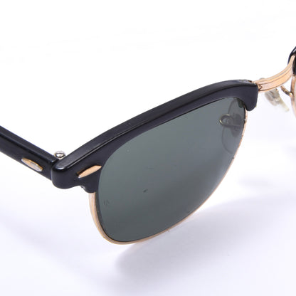 Vintage B&L Ray-Ban Clubmaster W0365 Sonnenbrille - Schwarz