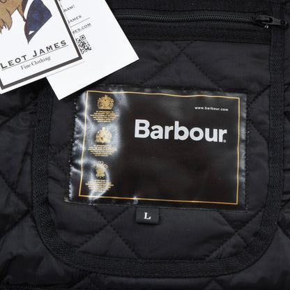 Barbour Liddesdale Quilted Jacket Size L Chest ca. 58cm - Black