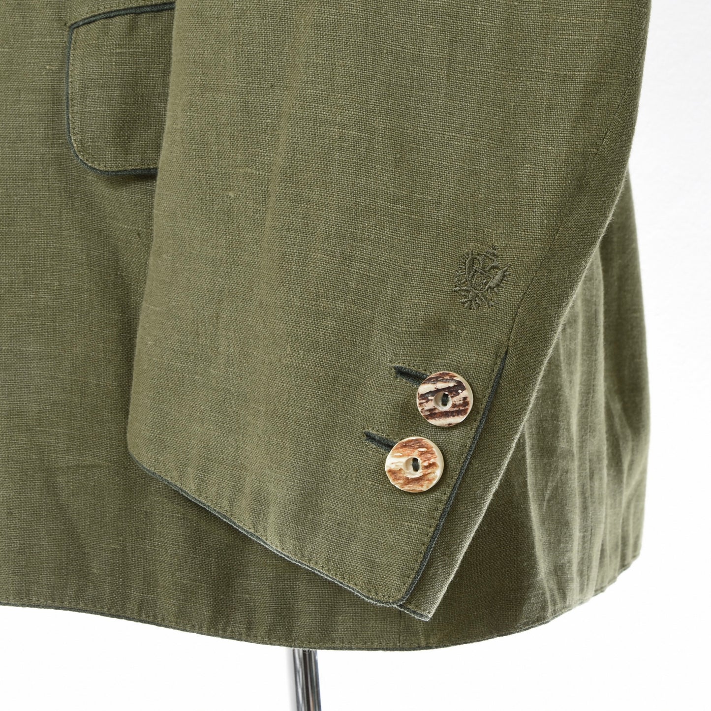 Habsburg Linen Janker/Jacket Size 54 ca. 62cm - Green