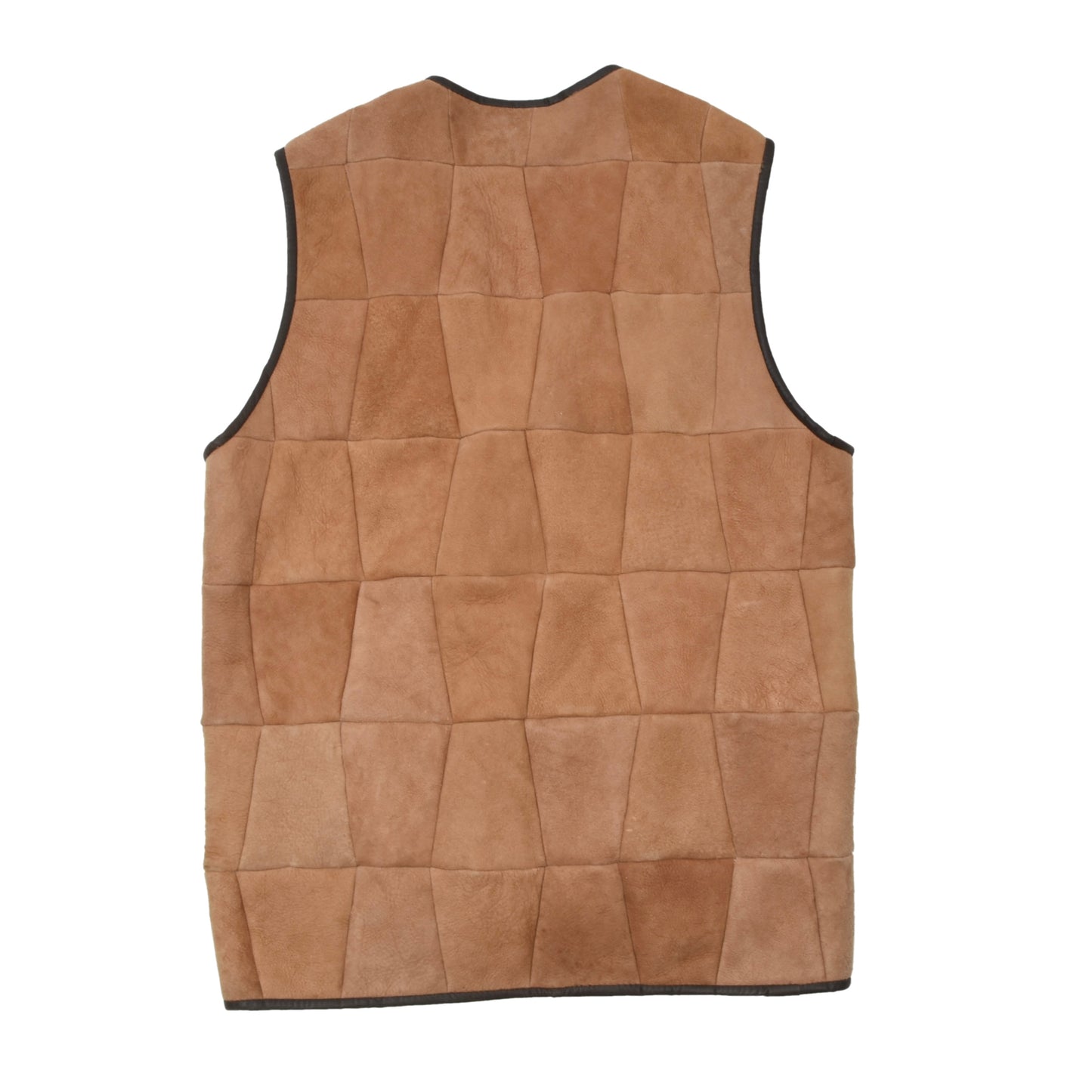 Classic Shearling Vest Size Size M ca. 55.5cm - Tan