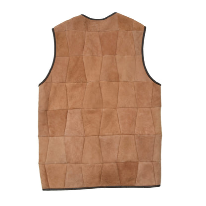 Classic Shearling Vest Size Size M ca. 55.5cm - Tan