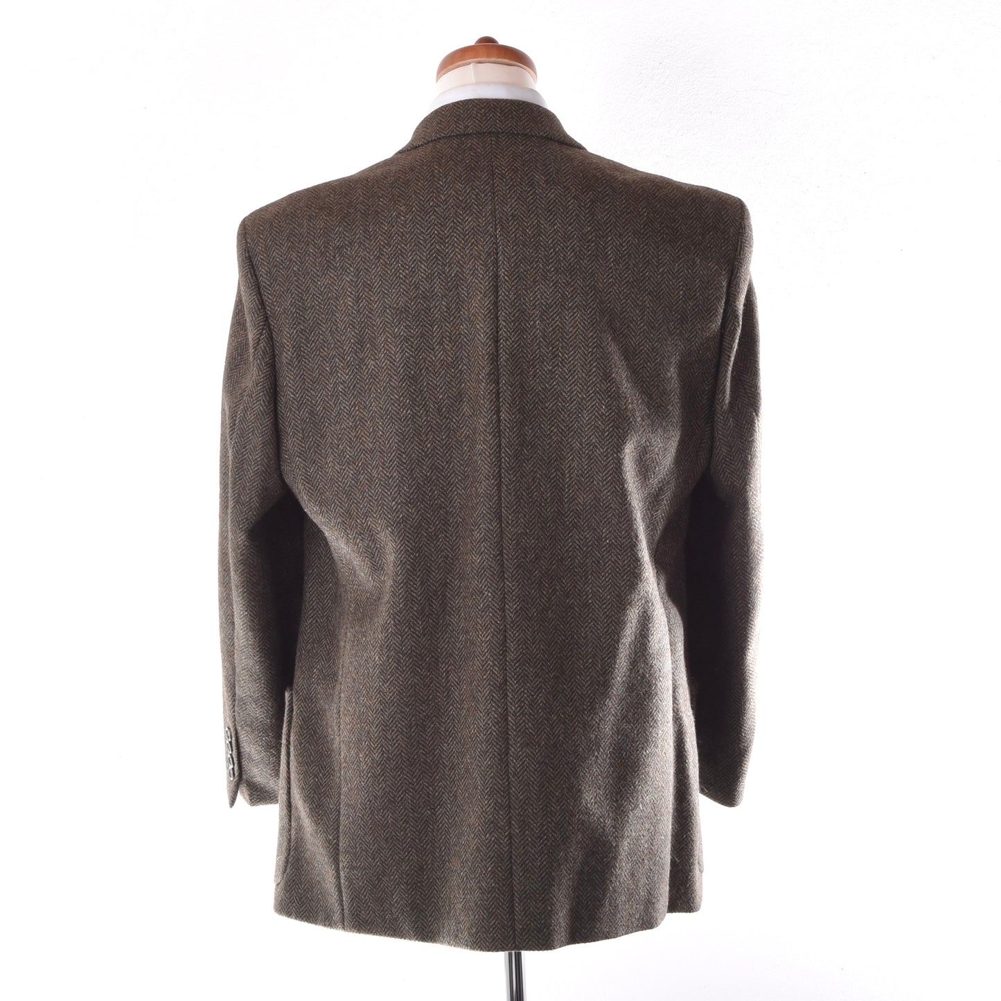 Becon Berlin Moon Tweed Linen-Wool Jacket Size 26 ca. 58cm - Herringbone