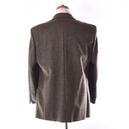 Becon Berlin Moon Tweed Linen-Wool Jacket Size 26 ca. 58cm - Herringbone