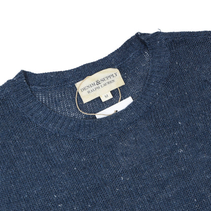 Denim & Supply Ralph Lauren Linen-Cotton Sweater Size M - Blue