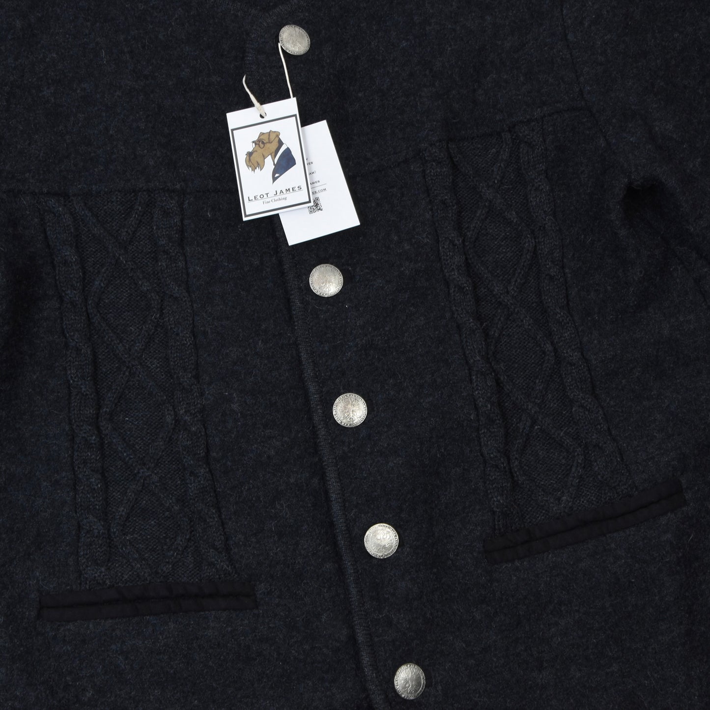 St. Peter Trachten Wool Cardigan/Trachtenweste Chest ca. 60cm Size 52