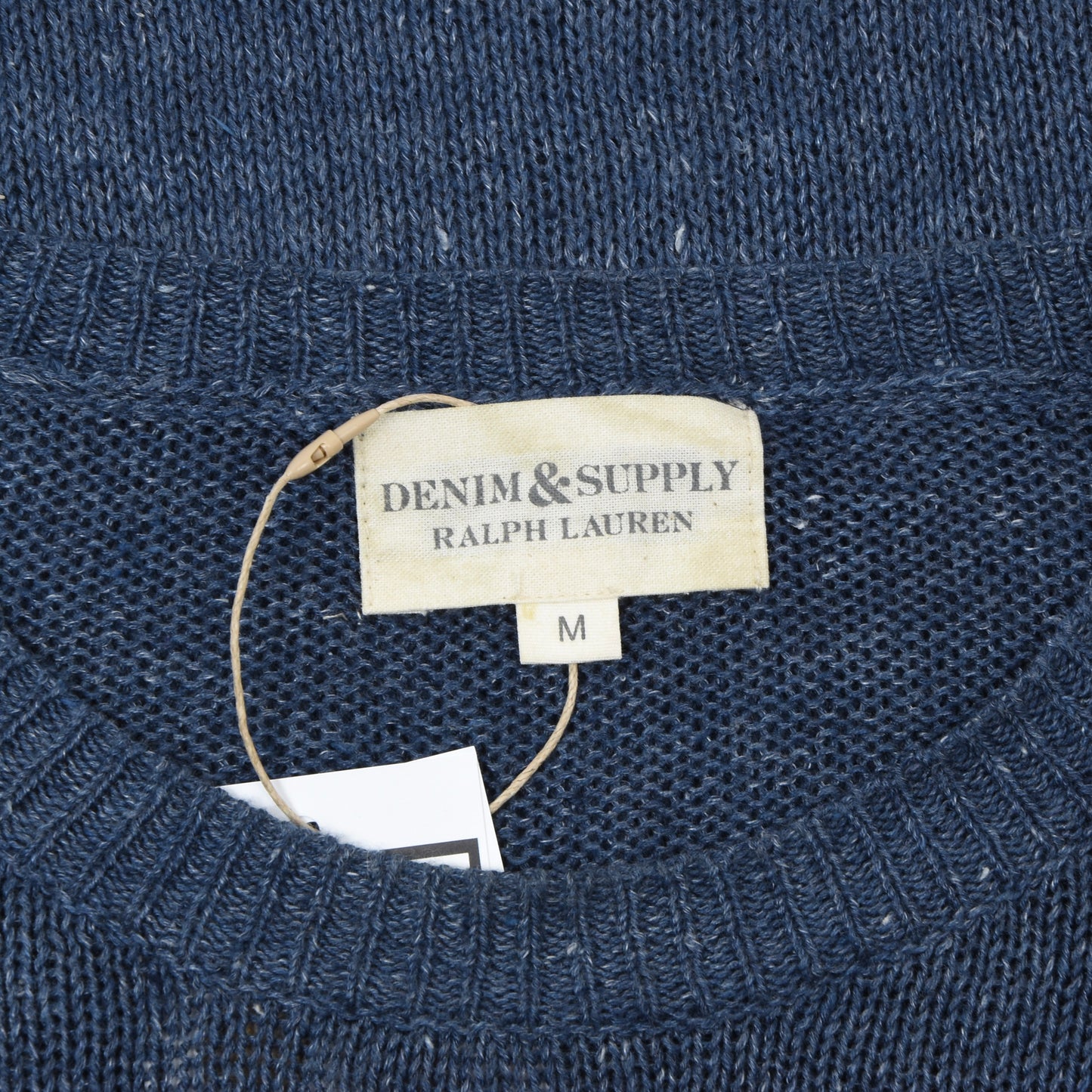 Denim & Supply Ralph Lauren Linen-Cotton Sweater Size M - Blue