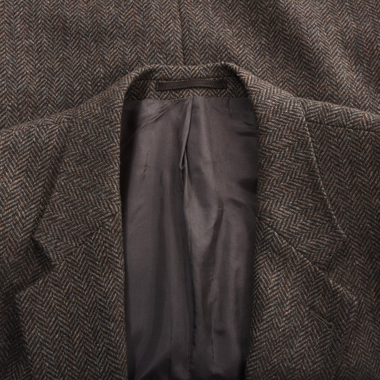 Becon Berlin Moon Tweed Linen-Wool Jacket Size 26 ca. 58cm - Herringbone