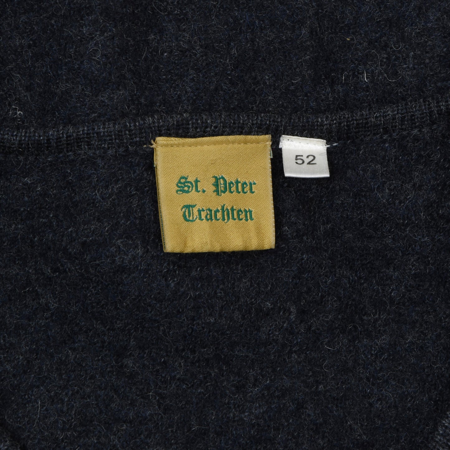 St. Peter Trachten Wool Cardigan/Trachtenweste Chest ca. 60cm Size 52