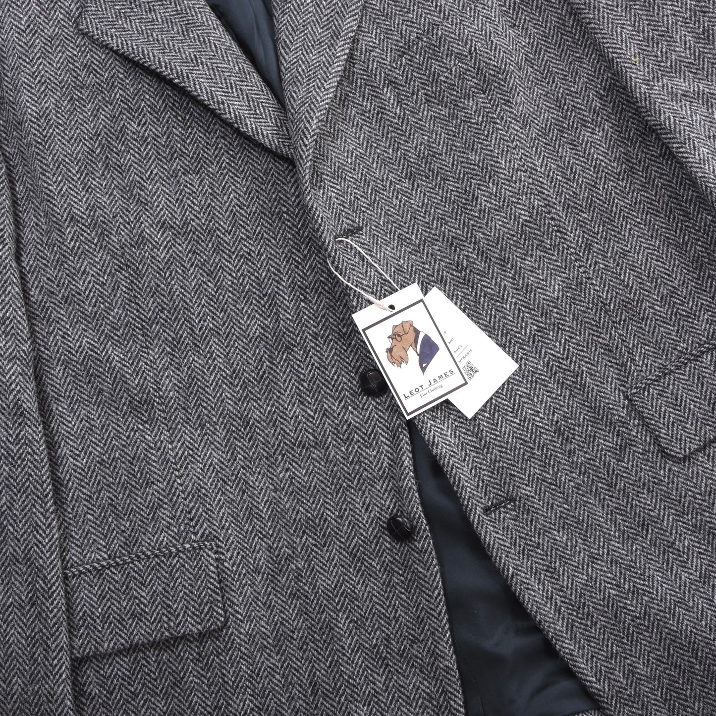 Harris-Tweed-Jacke, Größe 58, ca. 66 cm