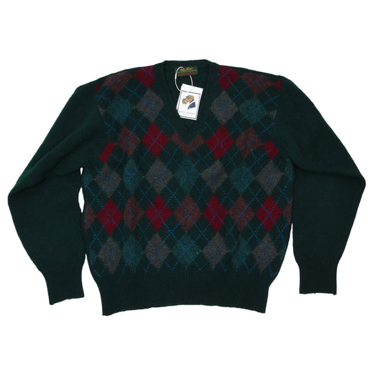 Peter Scott Wool Sweater Size UK40 - Argyle